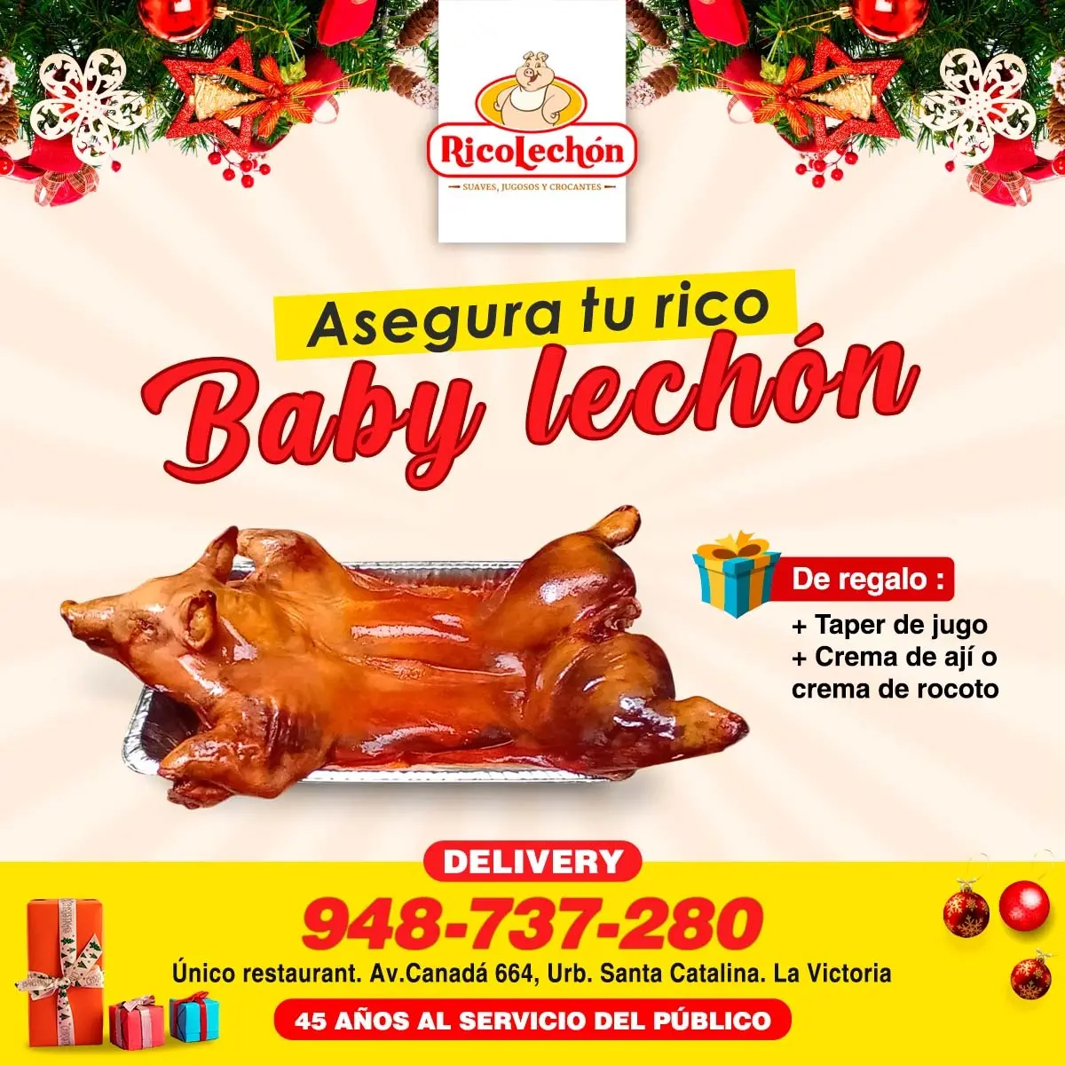 Lechon Gourmet en Ricolechon