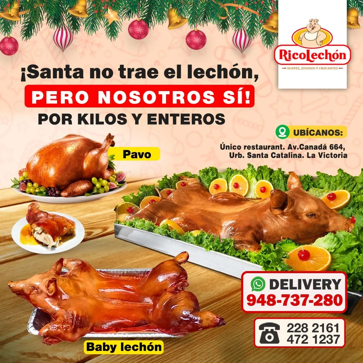 Delivery de Lechon Horneado en Lima