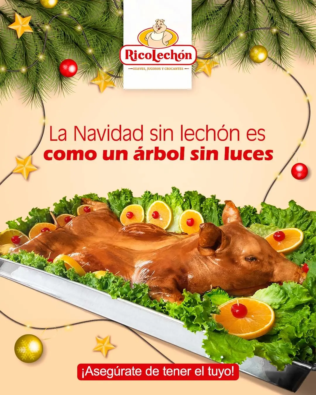 Venta de Lechón al Horno Peruano