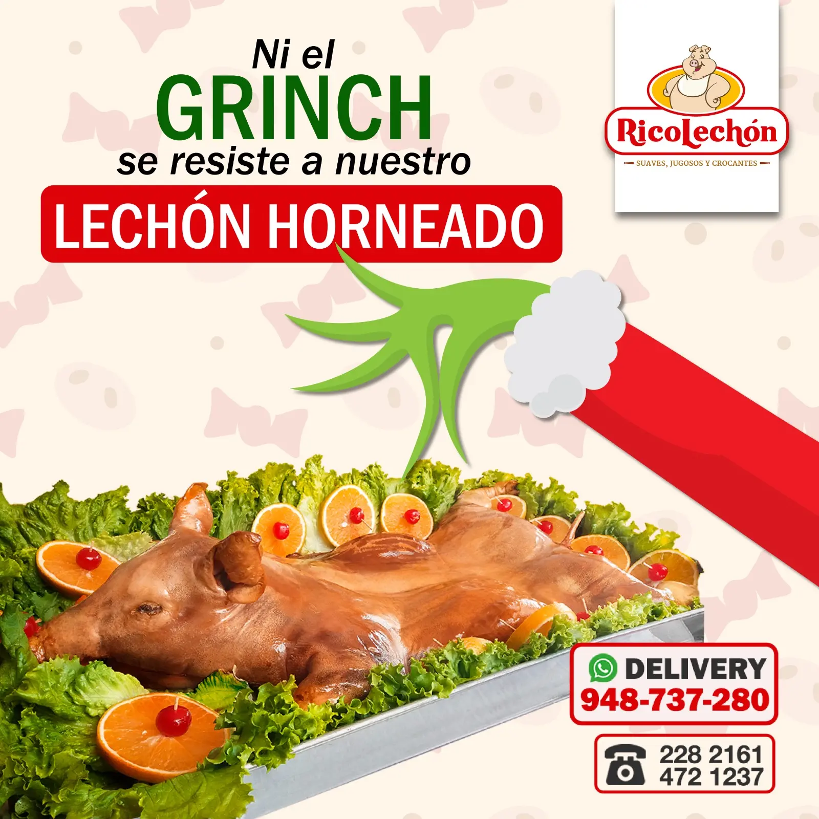 Carne de Cerdo horneada en Ricolechon