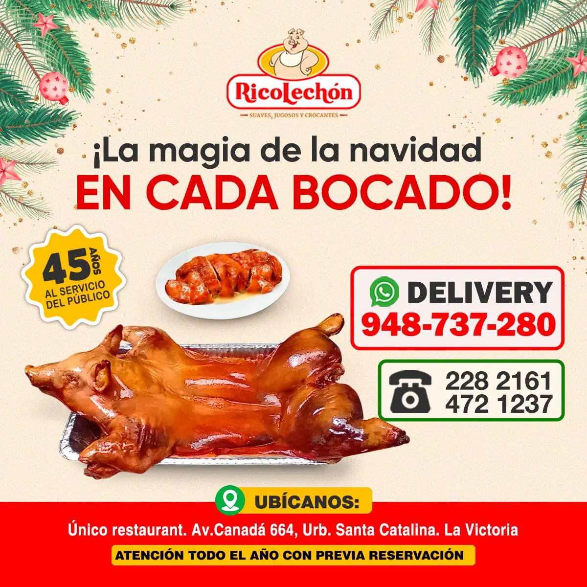 Nuestro Lechon Horneado 