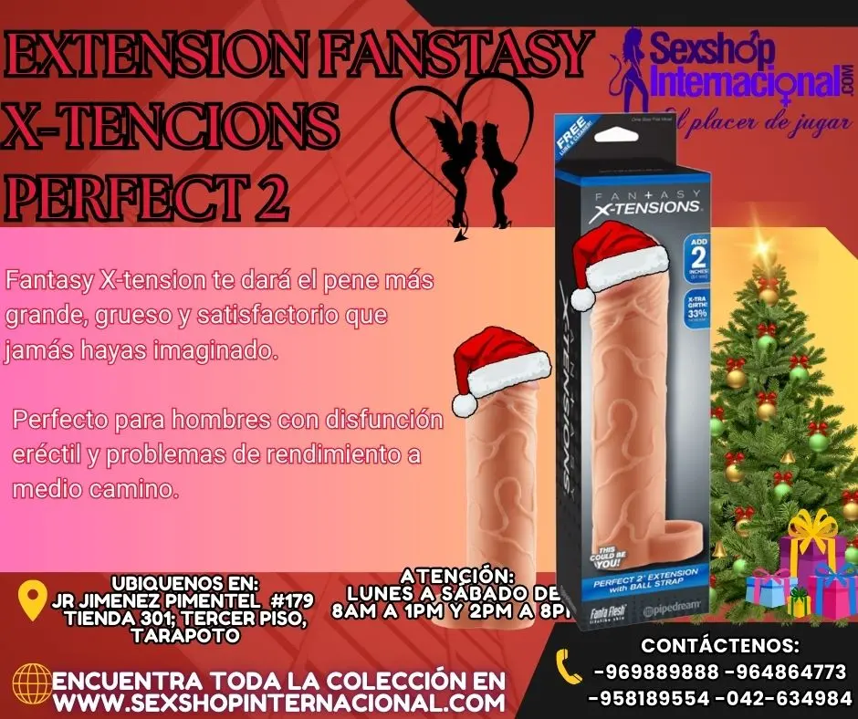 EXTENSION FANTASY PERFECT 2 MAYOR GROSOR Y TAMAÑO