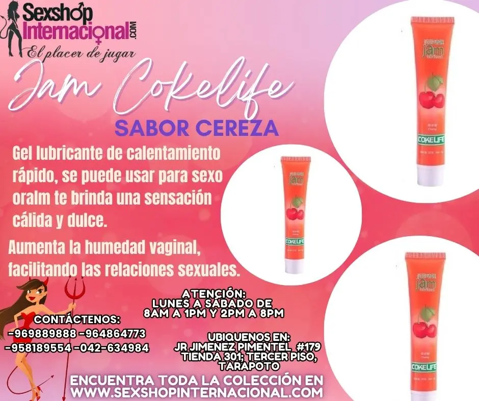 JAM COKELIFE SABOR CEREZA EL DULCE NECTAR DEL PLACER