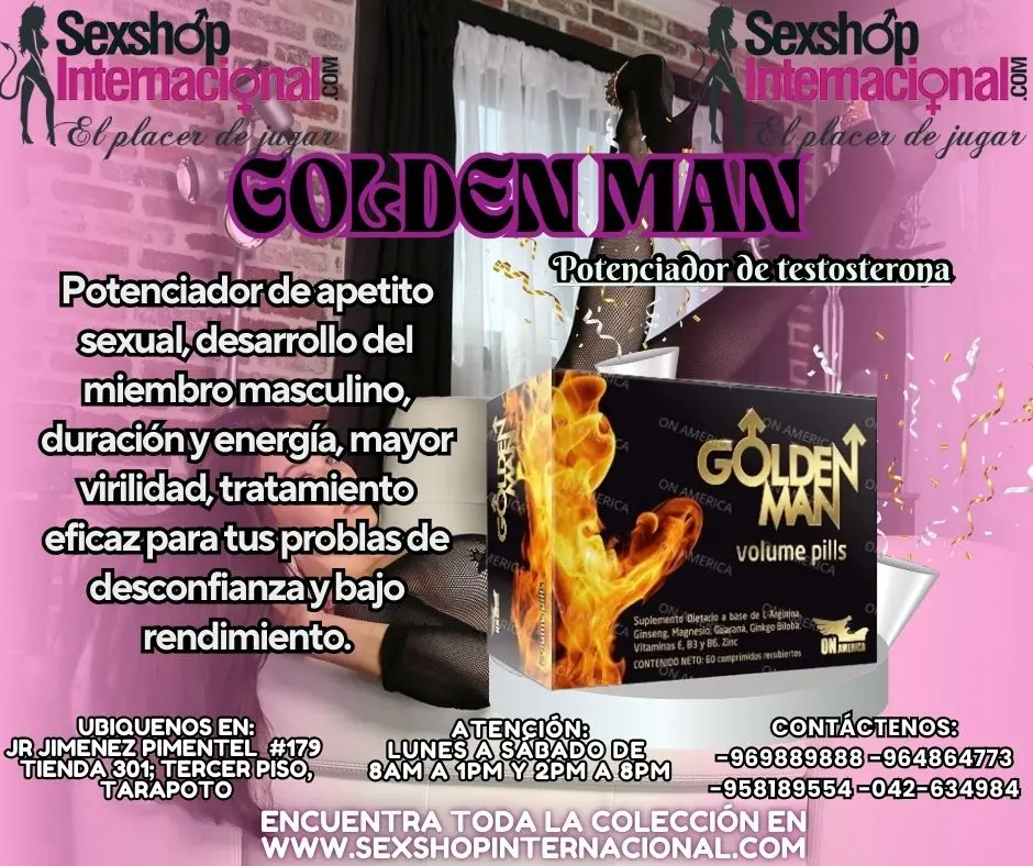 POTENCIADOR Y RENDIMIENTO DE ENERGIA GOLDEN MAN