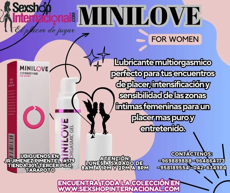 ESTIMULANTE PLACENTERO PARA DAMA MINILOVE FOR WOMEN