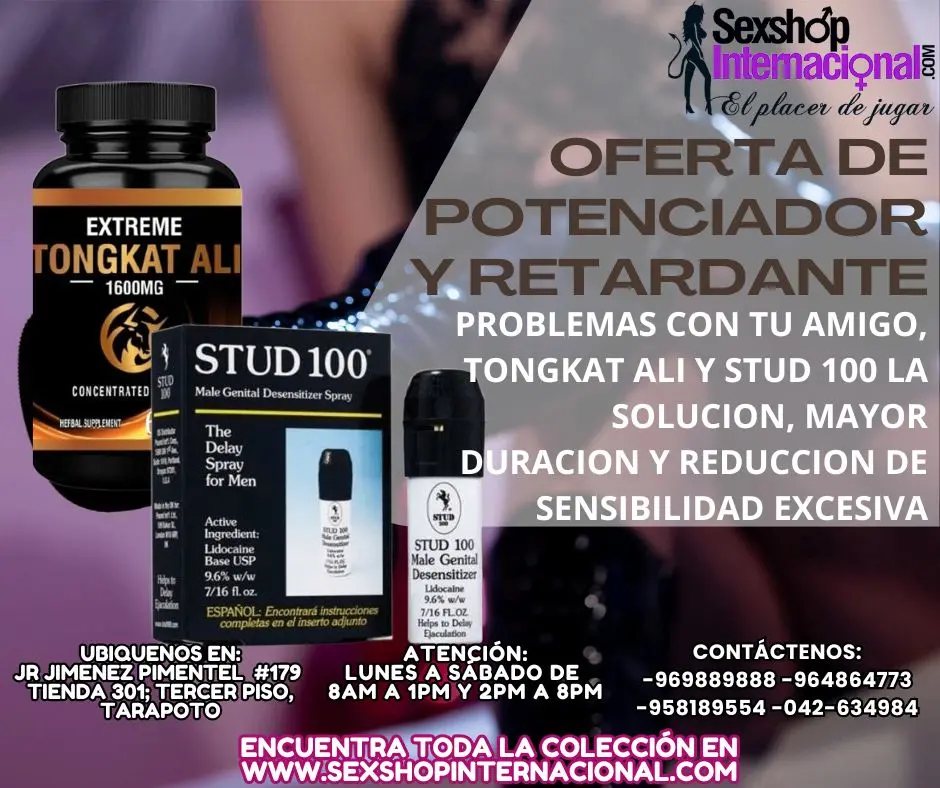 DISFRUTA DEL POTENCIADOR Y UN RETARDANTE EFICAZ