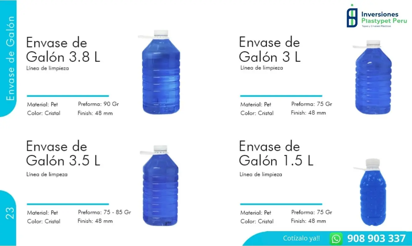 ENVASES PLÁSTICOS