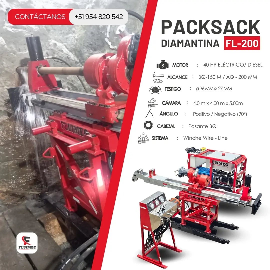 PACKSACK DIAMANTINA FL-200 mineria 