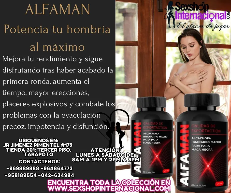 MEJORA TU HOMBRIA AL MAXIMO Y SORPRENDE EN TUS ENCUENTROS CON ALFAMAN