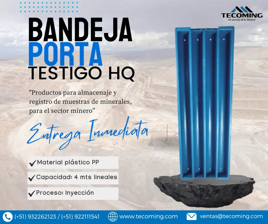 BANDEJA PORTATESTIGO HQ 
