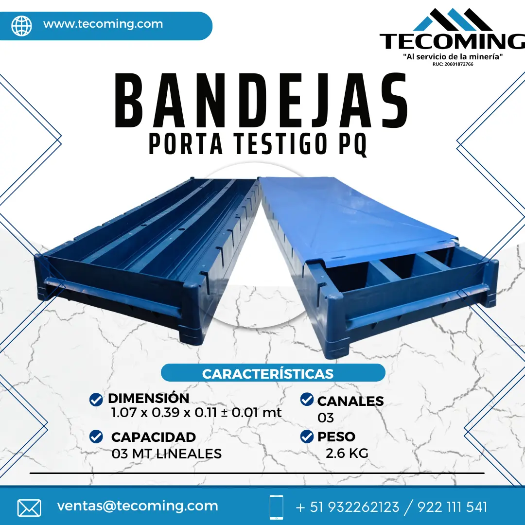 BANDEJAS PORTATESTIGO PQ 