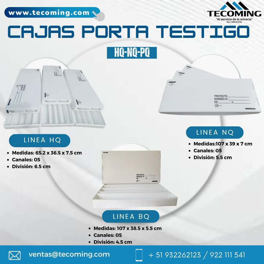 CAJAS PORTA TESTIGO HQNQBQ