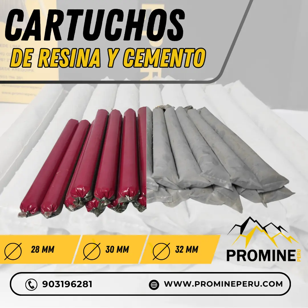CARTUCHOS DE RESINA Y CEMENTO 