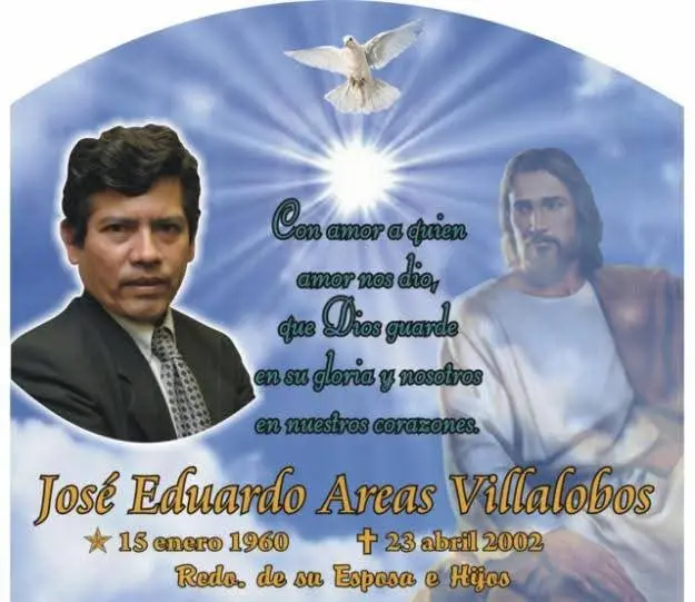LÁPIDAS DE MAYOLICA RESISTENTE AL SOL Y LLUVIA
