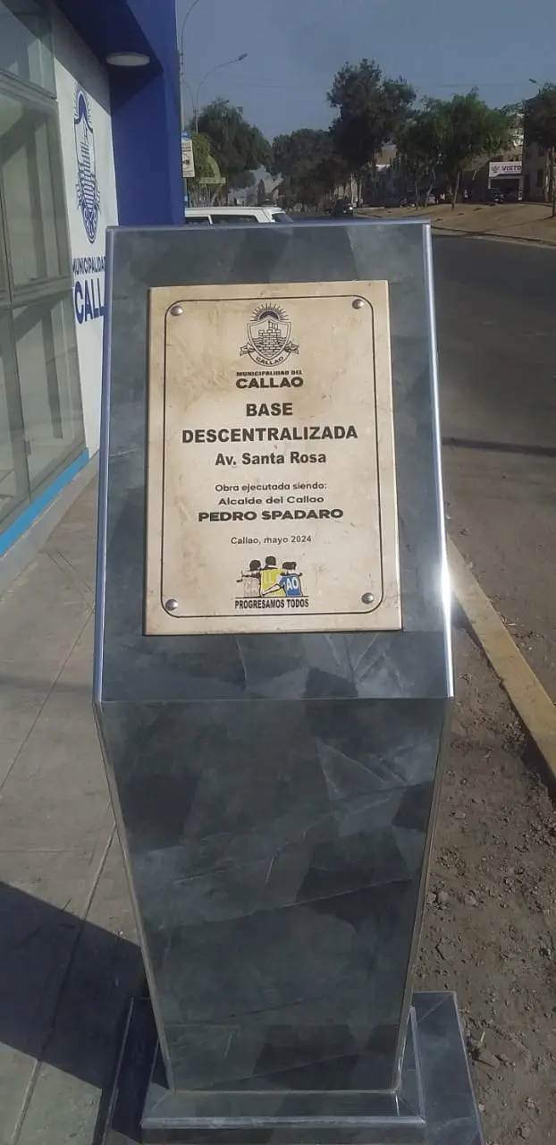 PLACAS PARA INAUGURACIÓN DE OBRAS DE MÁRMOL Y GRANITO