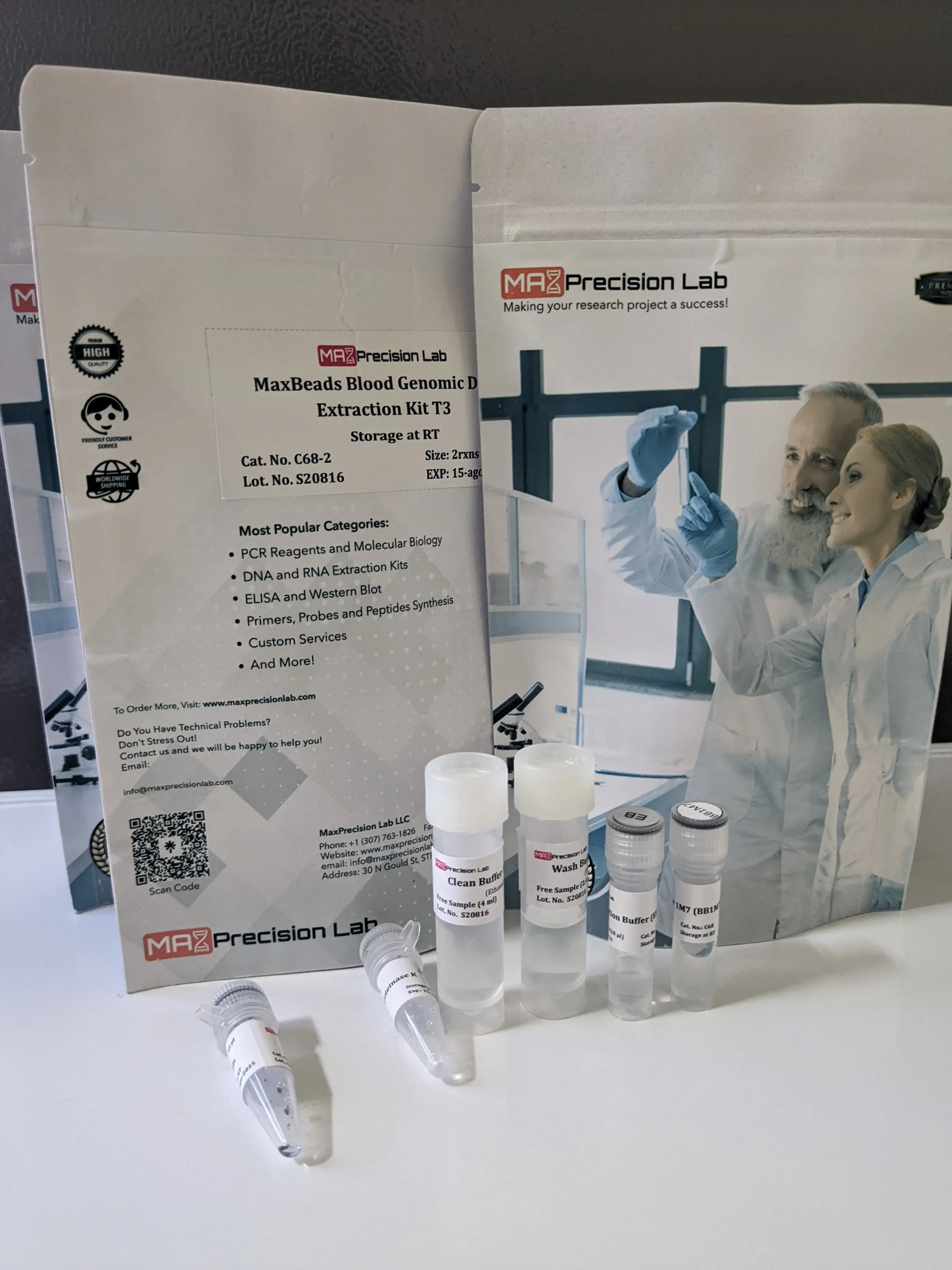 MaxBeads Blood Genomic DNA Extraction Kit T3