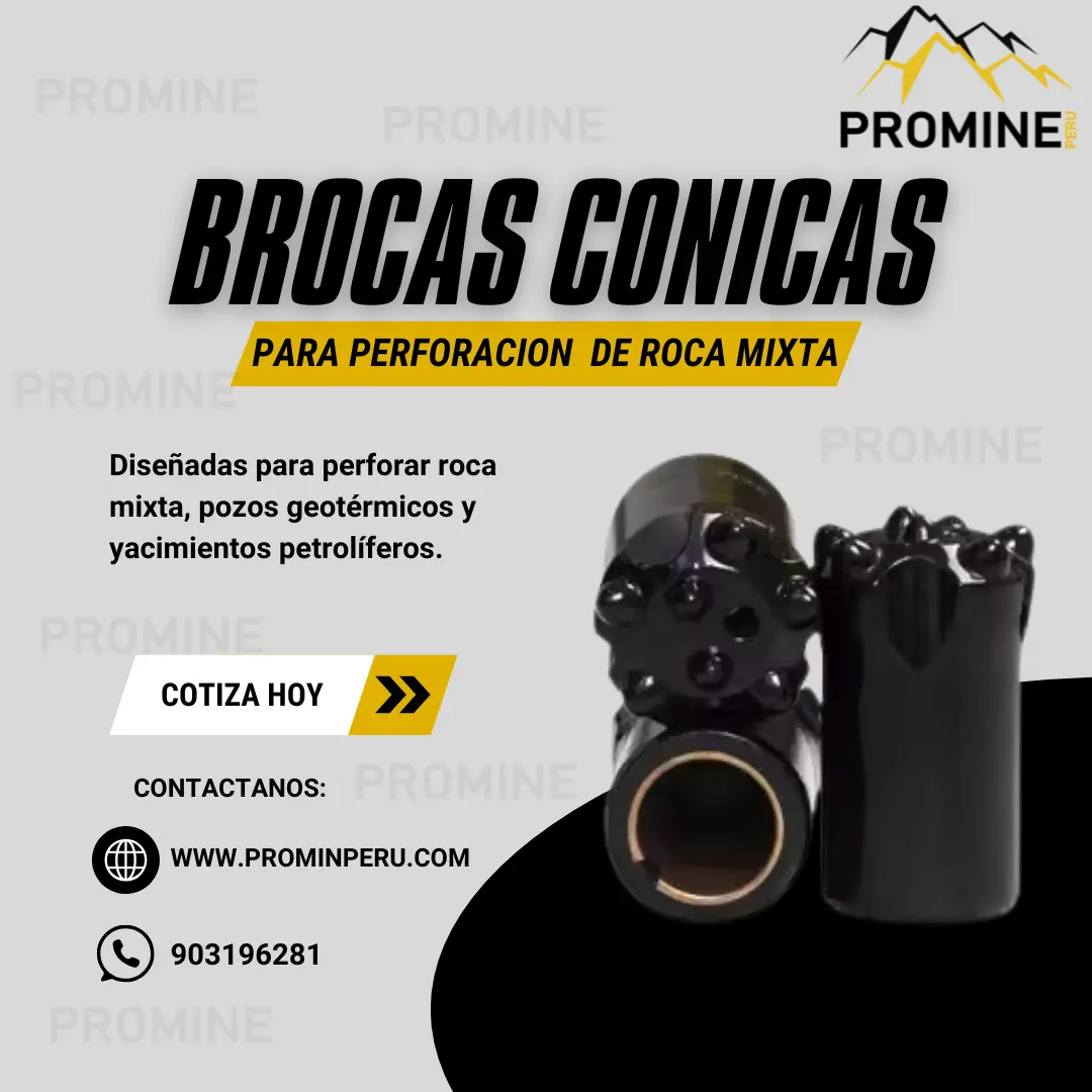 BROCAS CÓNICAS PERFORACIÓN PRECISA Y DURADERA