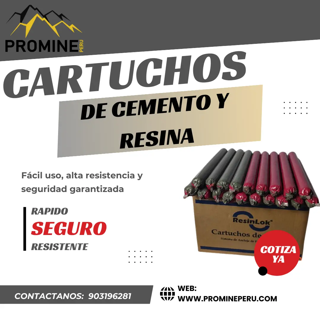 CARTUCHOS DE CEMENTO Y RESINA 