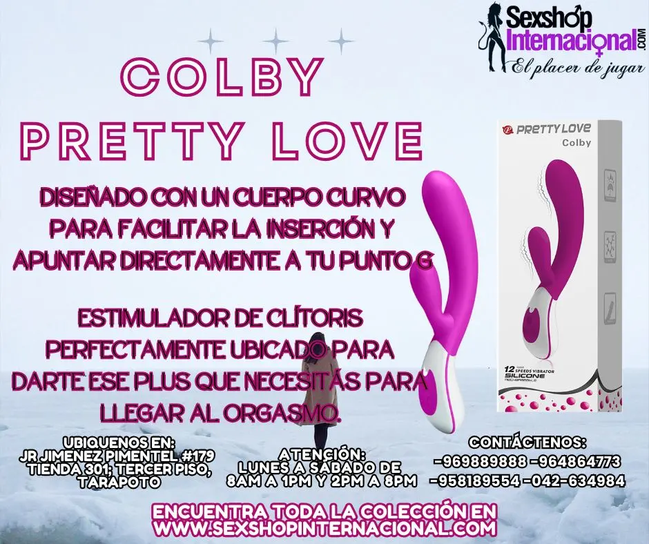 COLBY VIBRADOR CON ESTIMULACION Y AUMENTO DE PLACER PARA LA DAMA