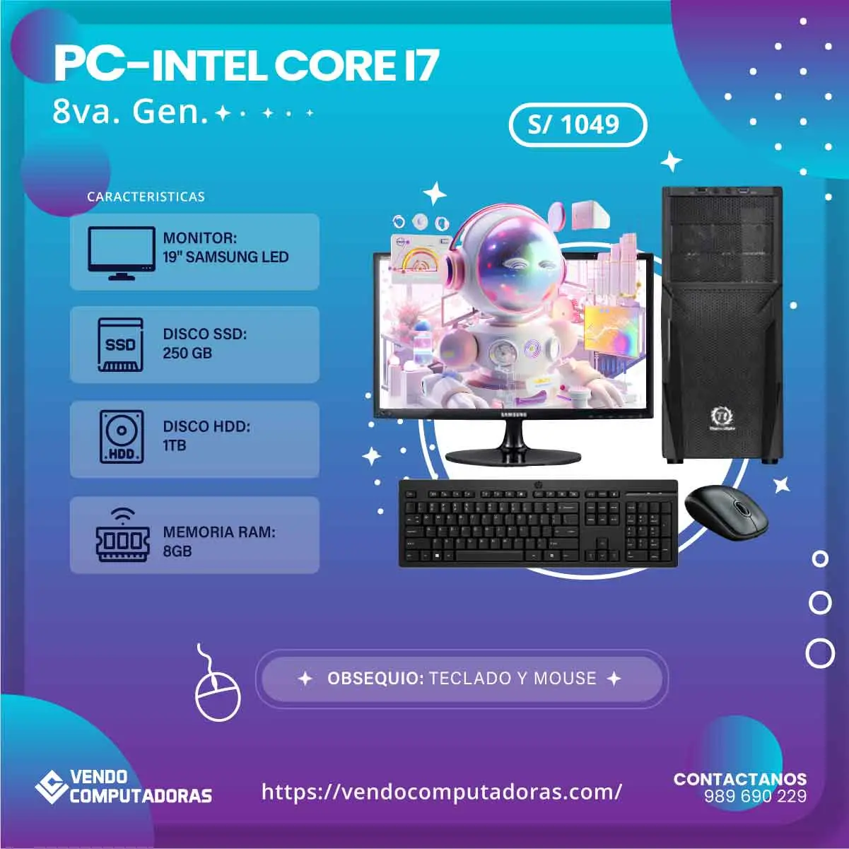 Computadoras de calidad rendimiento garantizado.