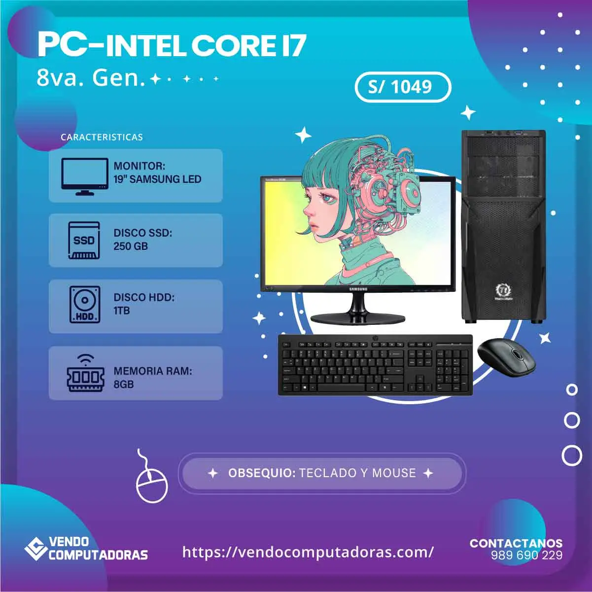 Computadoras de calidad rendimiento garantizado.