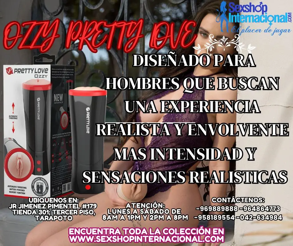 OZZY PRETTY LOVE JUGUETE REALISTICO PARA VARON