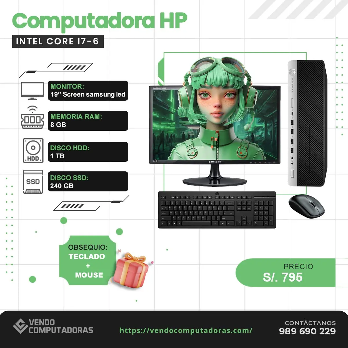  Computadora Lista para Entrega Inmediata
