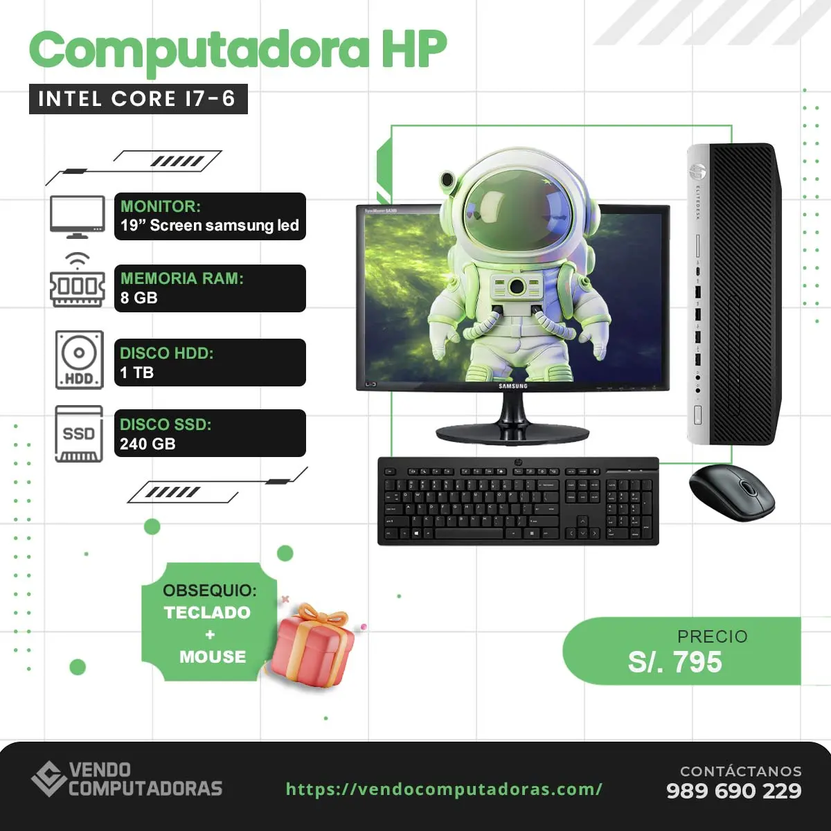  Computadora Lista para Entrega Inmediata