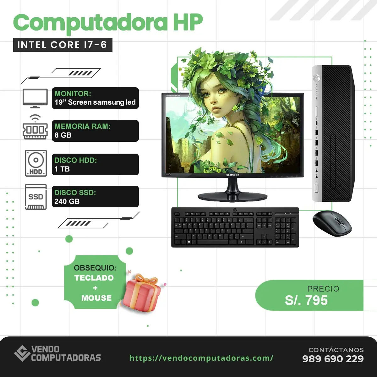  Computadora Lista para Entrega Inmediata