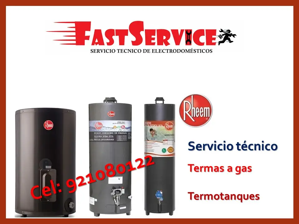 Reparación de termas a gas RHEEM lima surco 921080122 MIRAFLORES