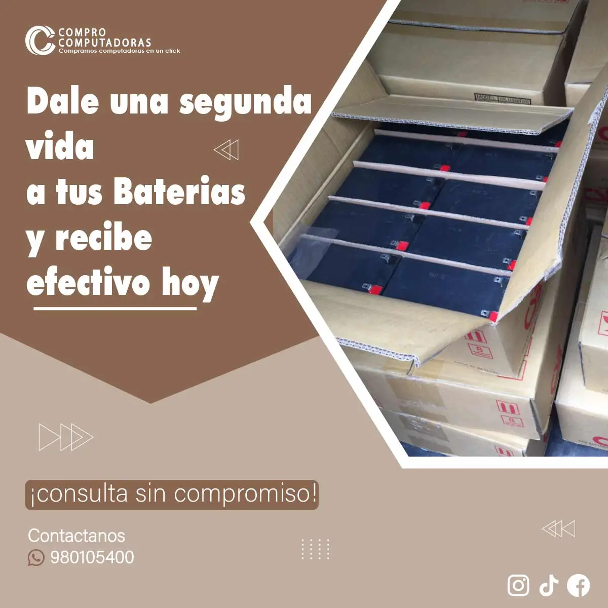 COMPRAMOS BATERIAS