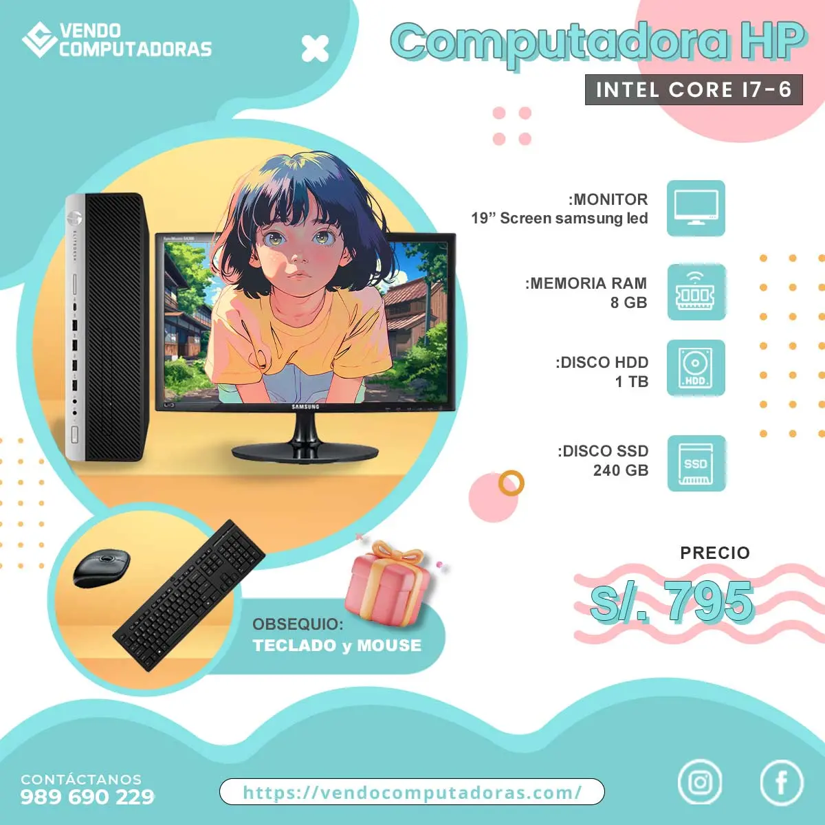Computadoras de calidad rendimiento garantizado.