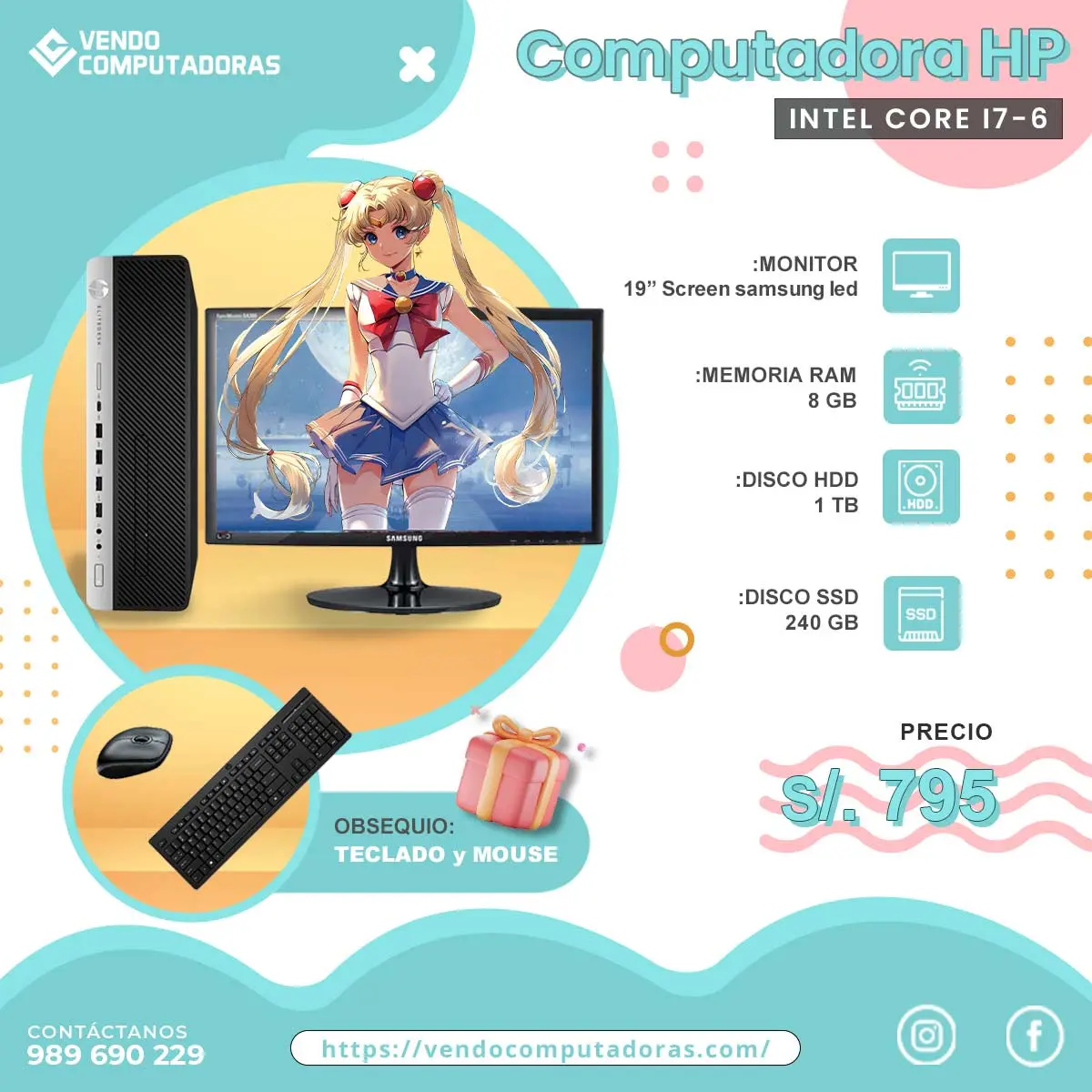 Computadoras de calidad rendimiento garantizado.