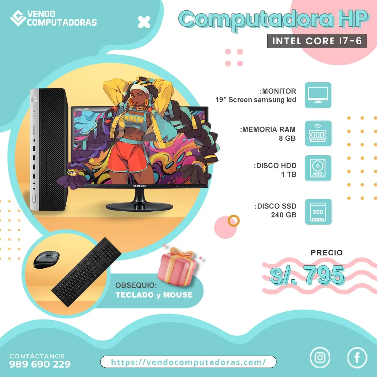 Computadoras de calidad rendimiento garantizado.