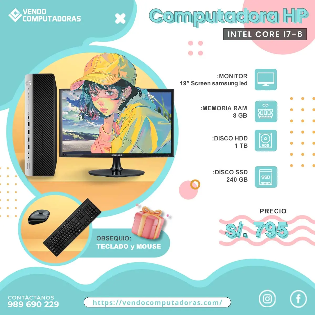 Computadoras de calidad rendimiento garantizado.