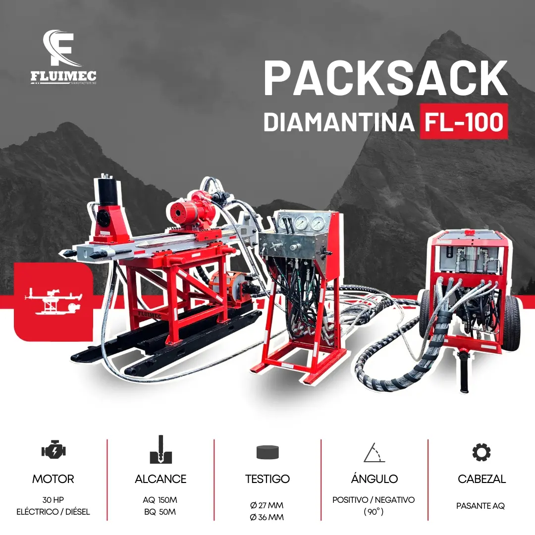 PACKSACK HIDRÁULICA FL50 EQUIPO PARA MINERIA 