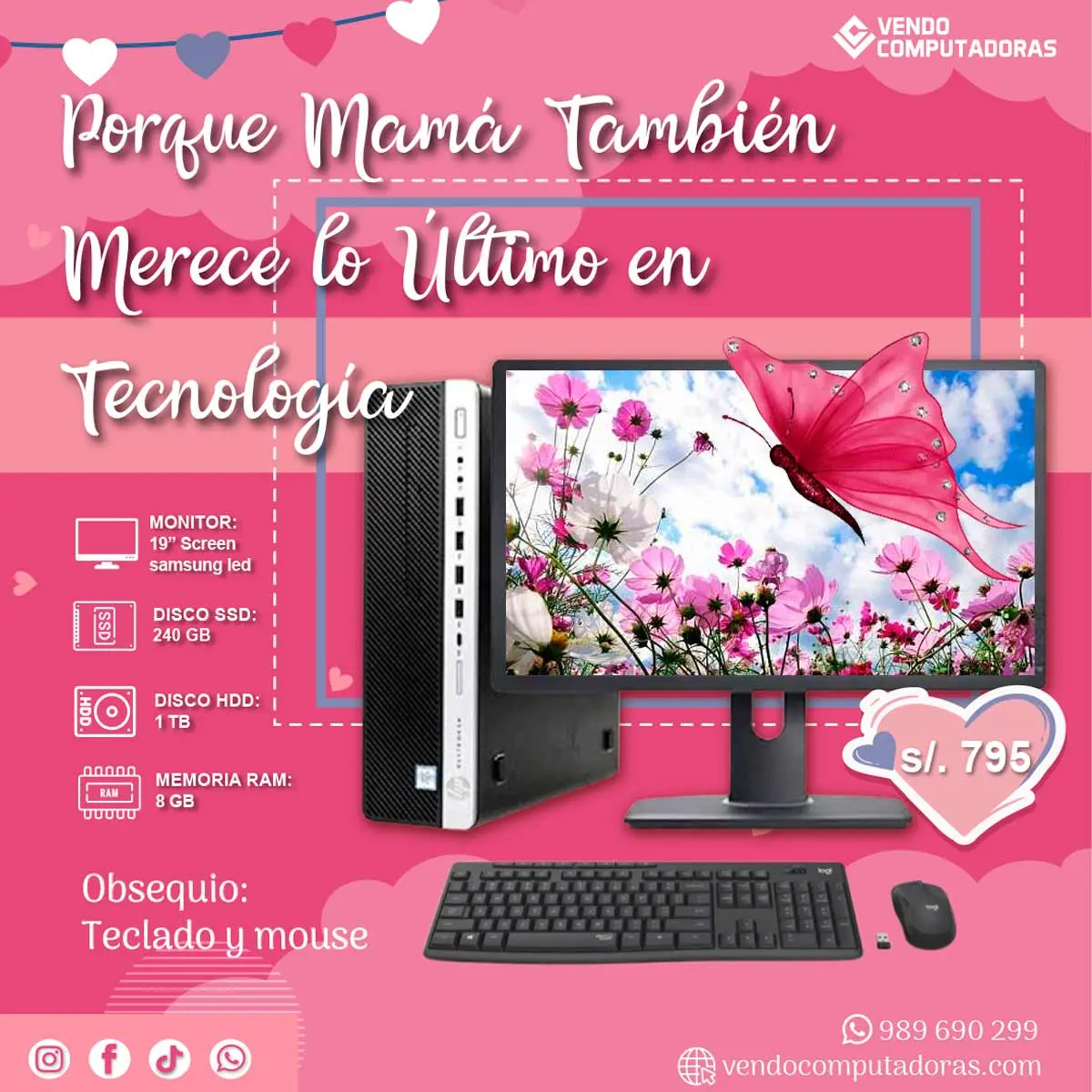 Computadoras listas para trabajar
