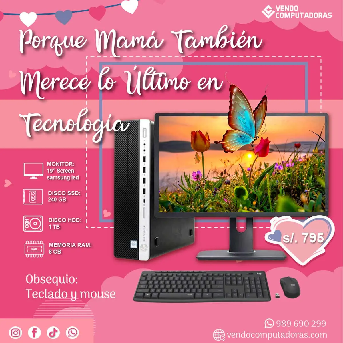 Computadoras listas para trabajar