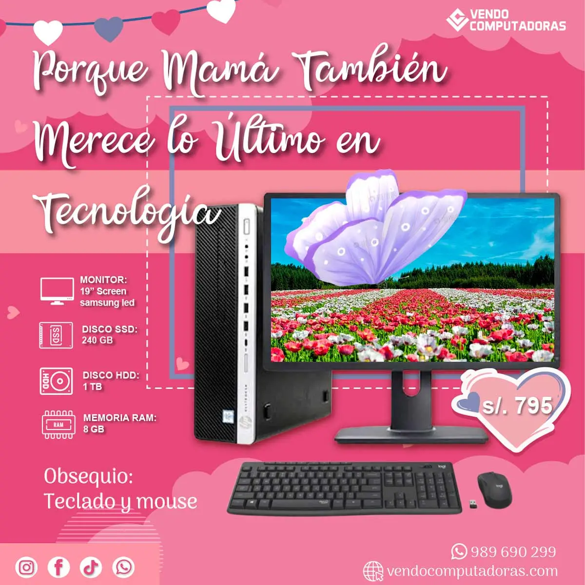Computadoras listas para trabajar