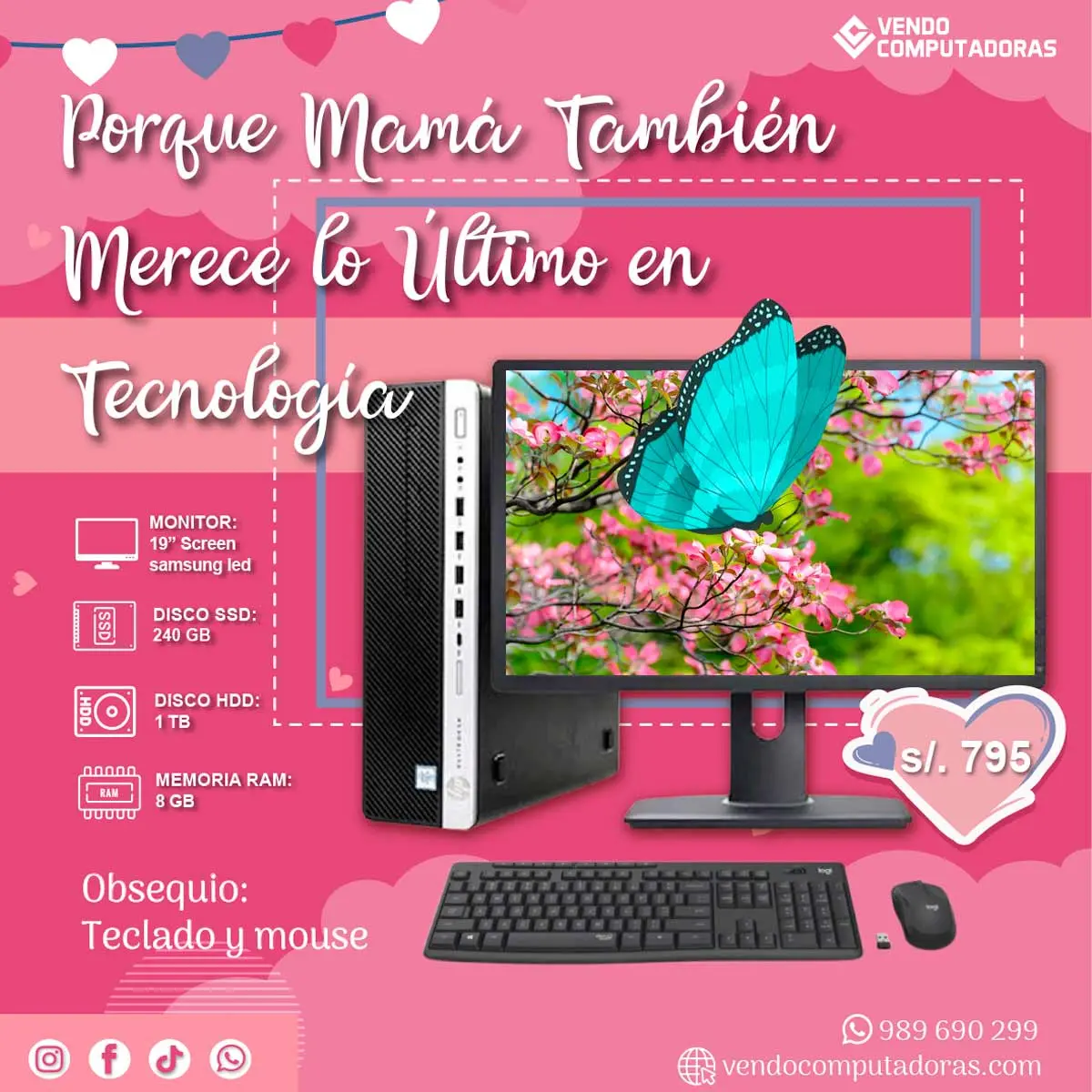 Computadoras listas para trabajar