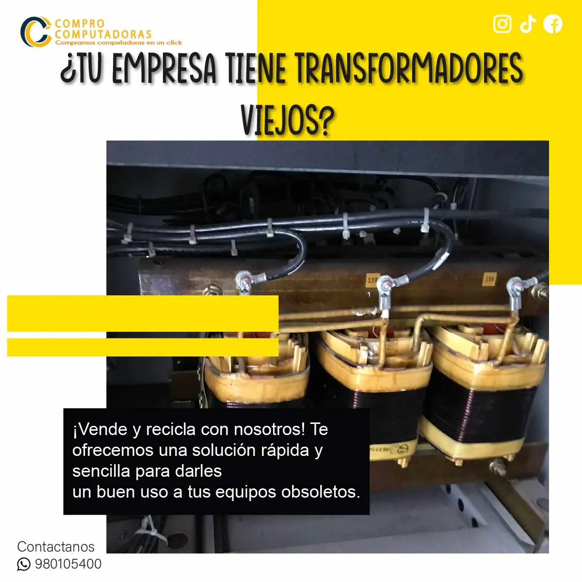 COMPRAMOS TRANSFORMADORES