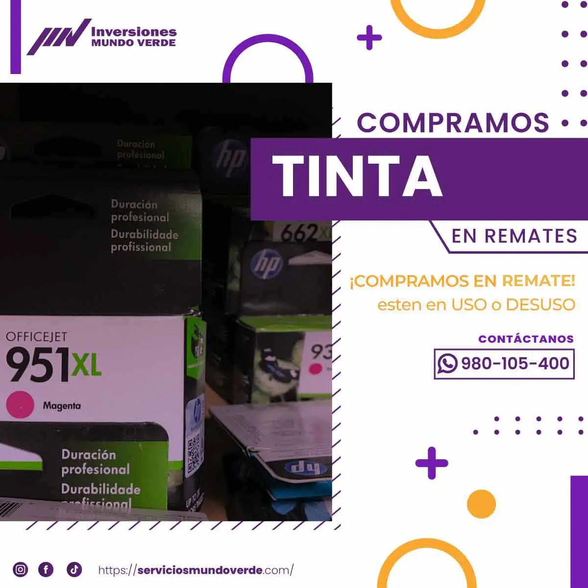 COMPRAMOS TINTAS