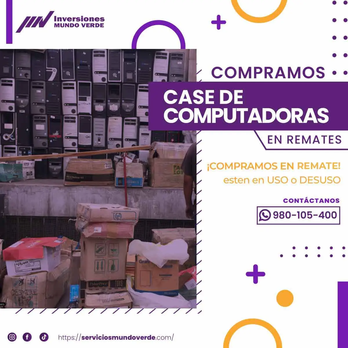 COMPRAMOS CASE DE COMPUTADORAS