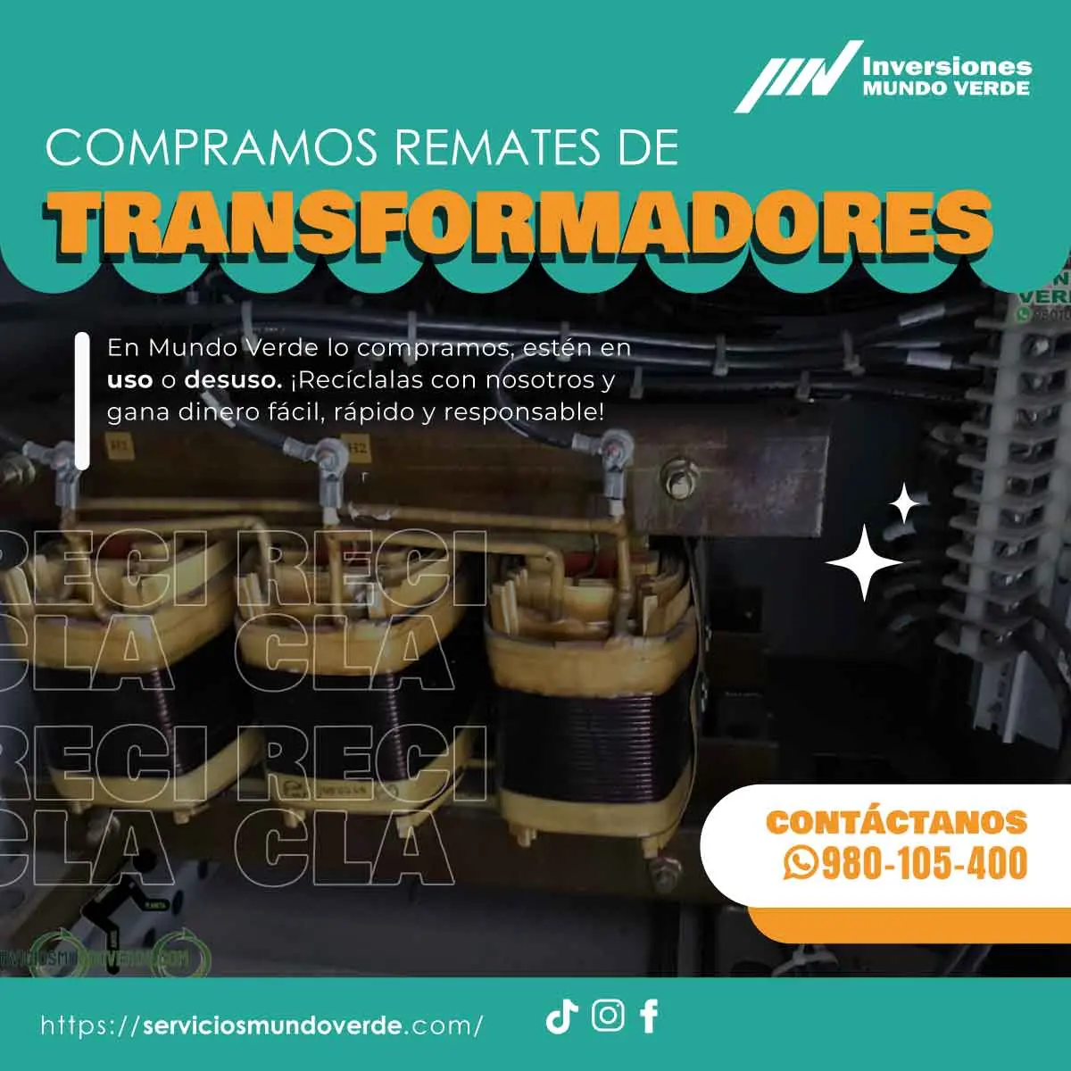 COMPRAMOS TRANSFORMADORES