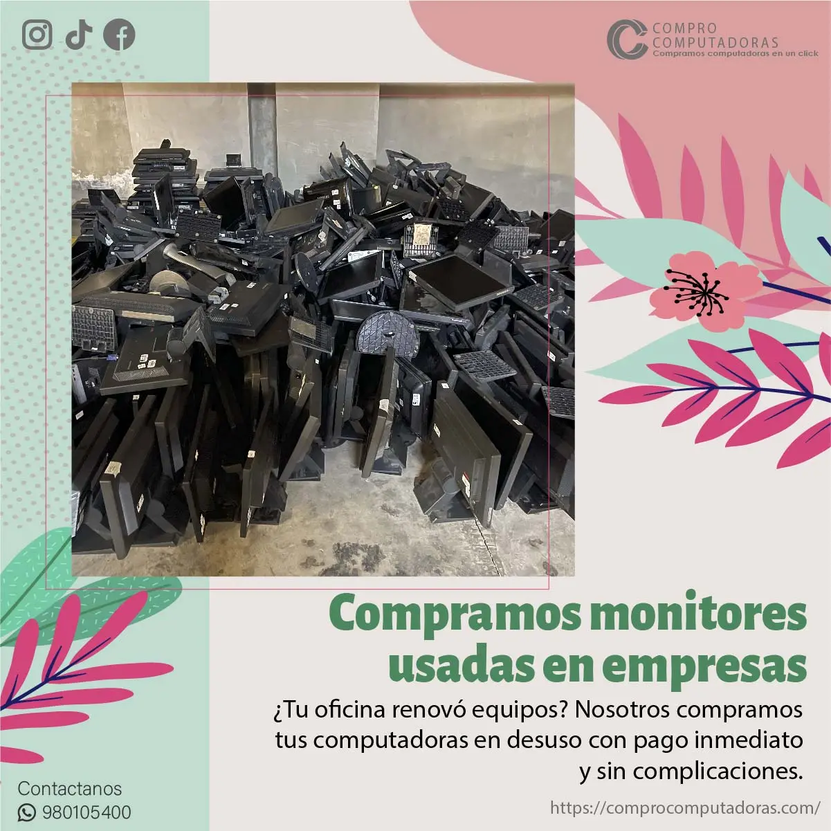 COMPRAMOS MONITORES
