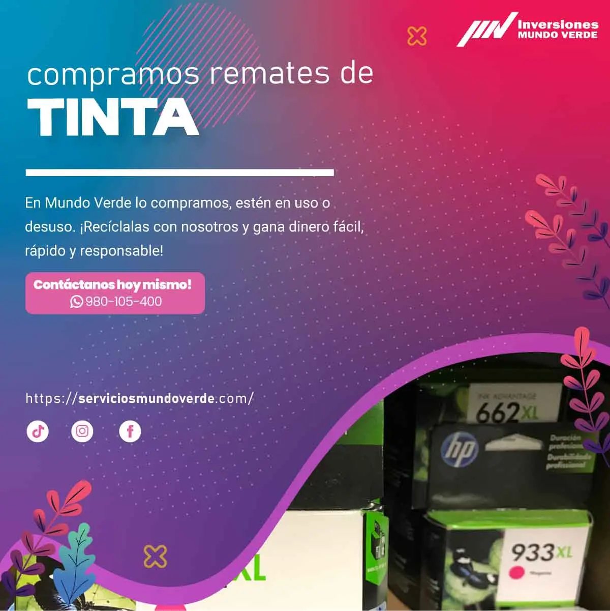 COMPRAMOS TINTAS