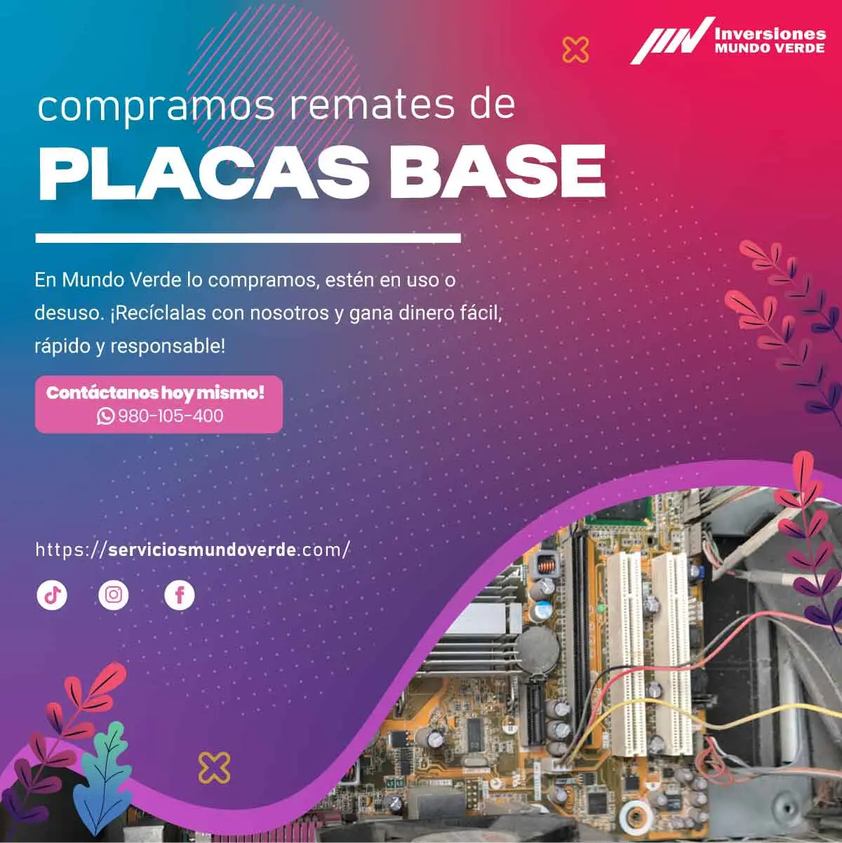 COMPRAMOS PLACAS MAINBOARD 