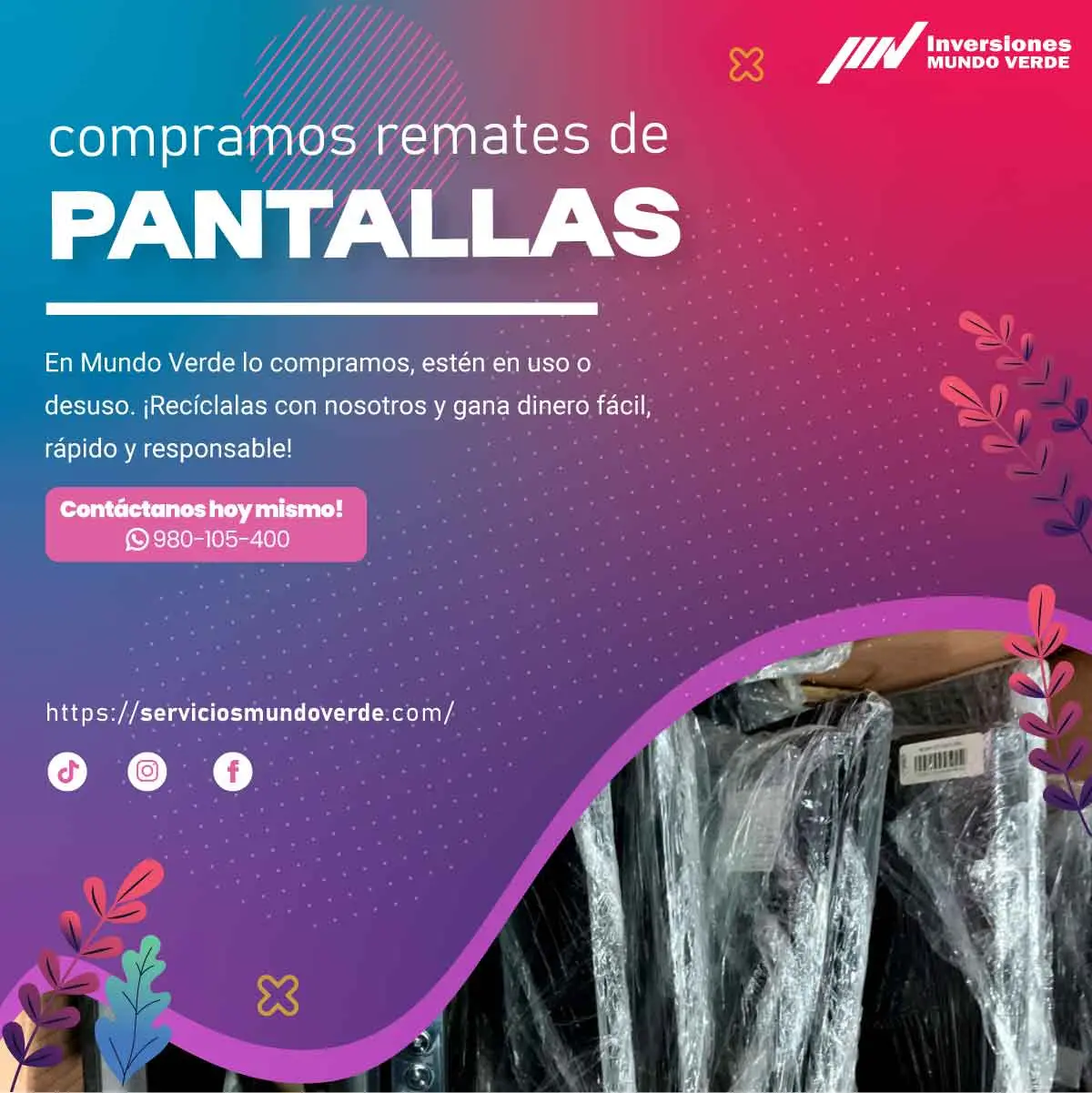 COMPRAMOS PANTALLAS