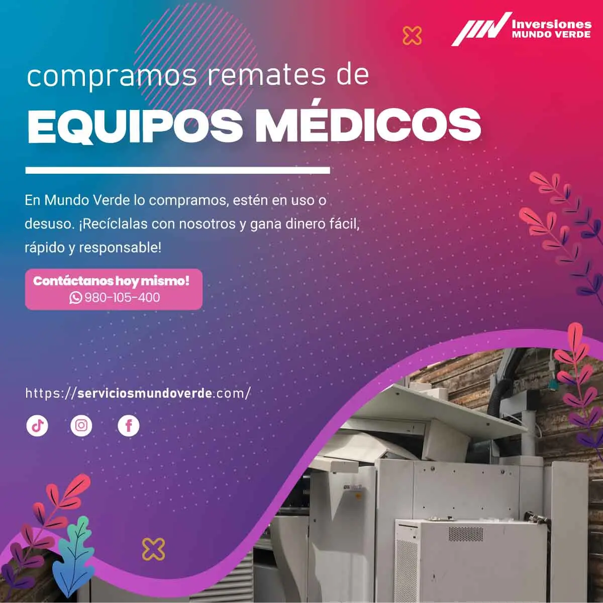 COMPRAMOS EQUIPOS MEDICOS 