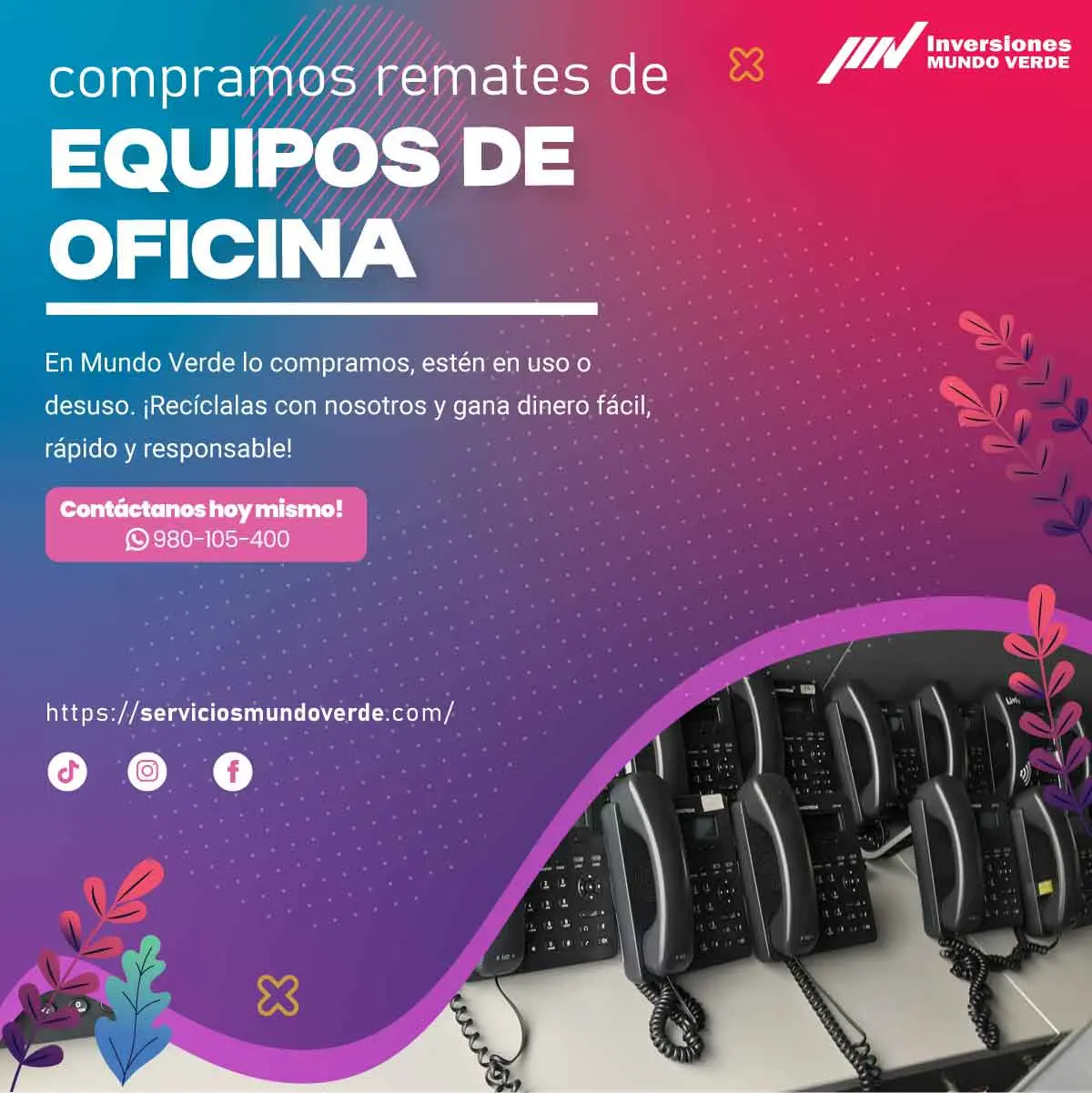 COMPRAMOS EQUIPOS DE OFICINA